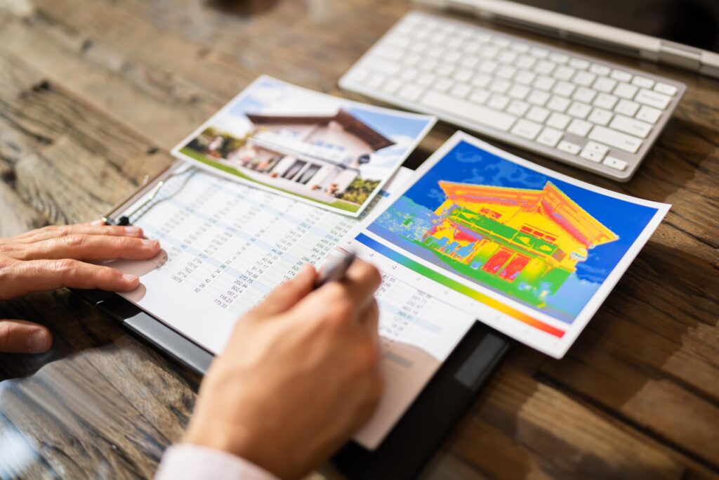 Thermografie am Geb&auml;ude